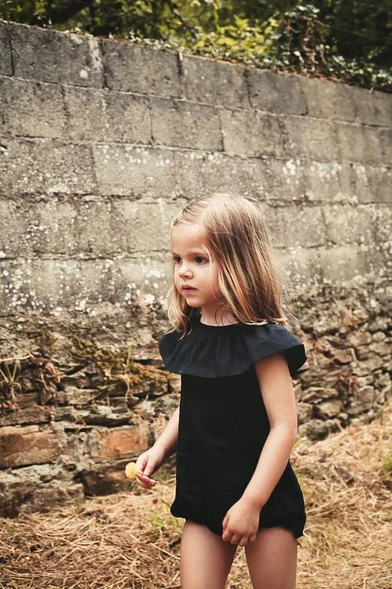 Stilvoller Kinder-Jumpsuit in Schwarz