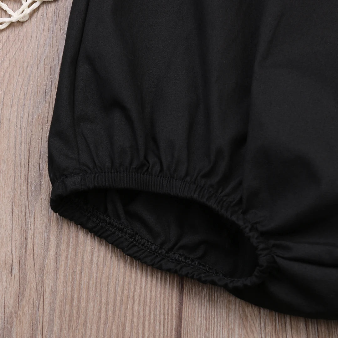 Stilvoller Kinder-Jumpsuit in Schwarz
