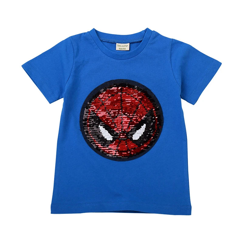 Kinder T-Shirt mit Wende-Pailletten