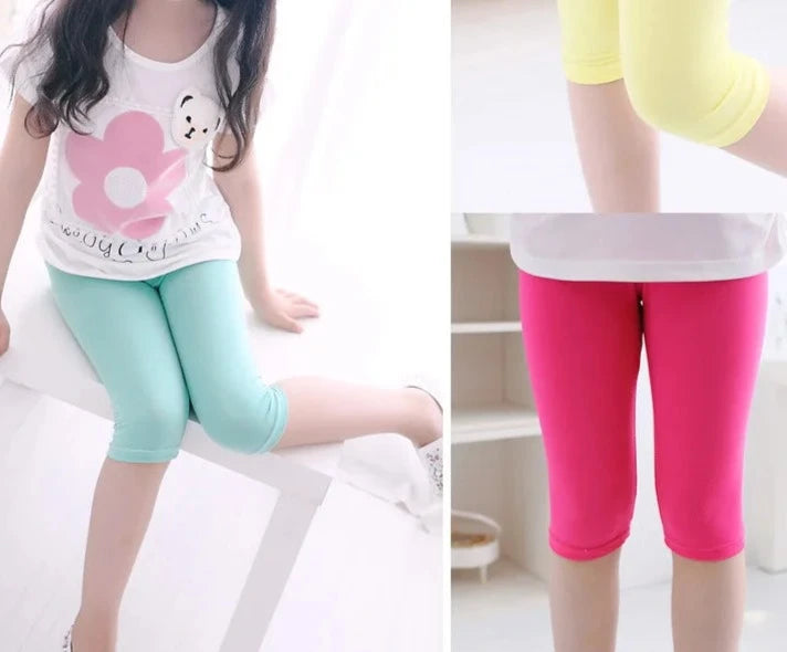 Kinder Capri-Leggings in verschiedenen Farben