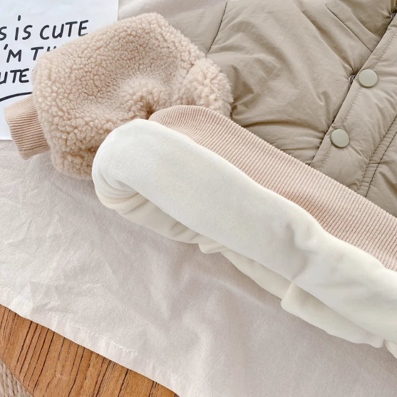 Kinderjacke mit Teddyfell-Innenleben