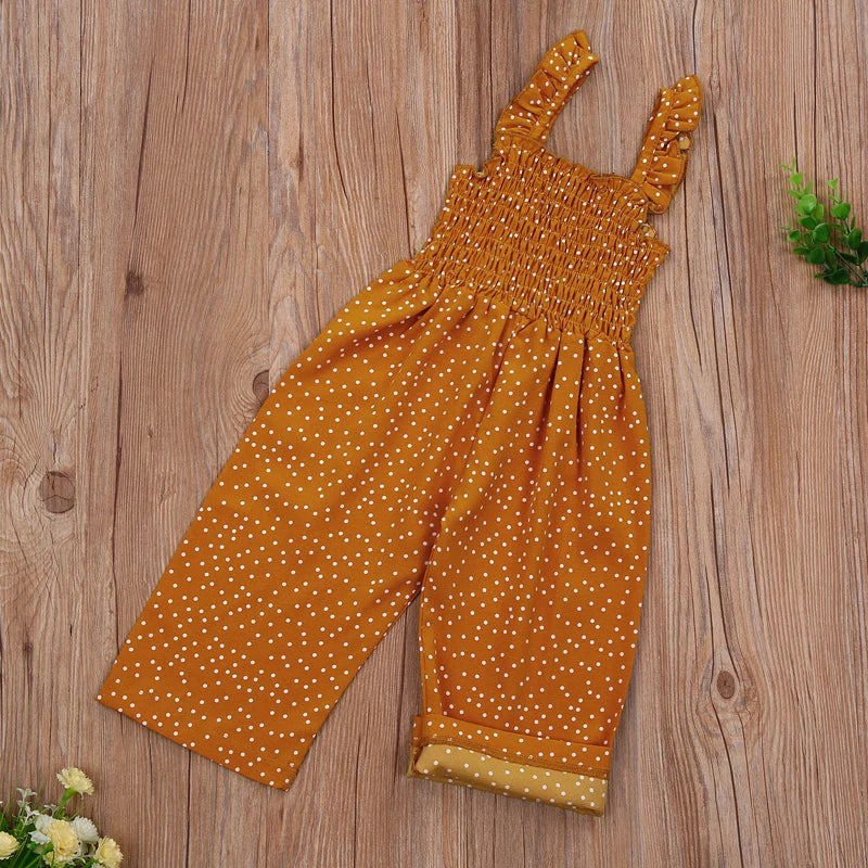 Zauberhafter Kinder-Jumpsuit mit Punkten – Erhältlich in den Größen 80 bis 128