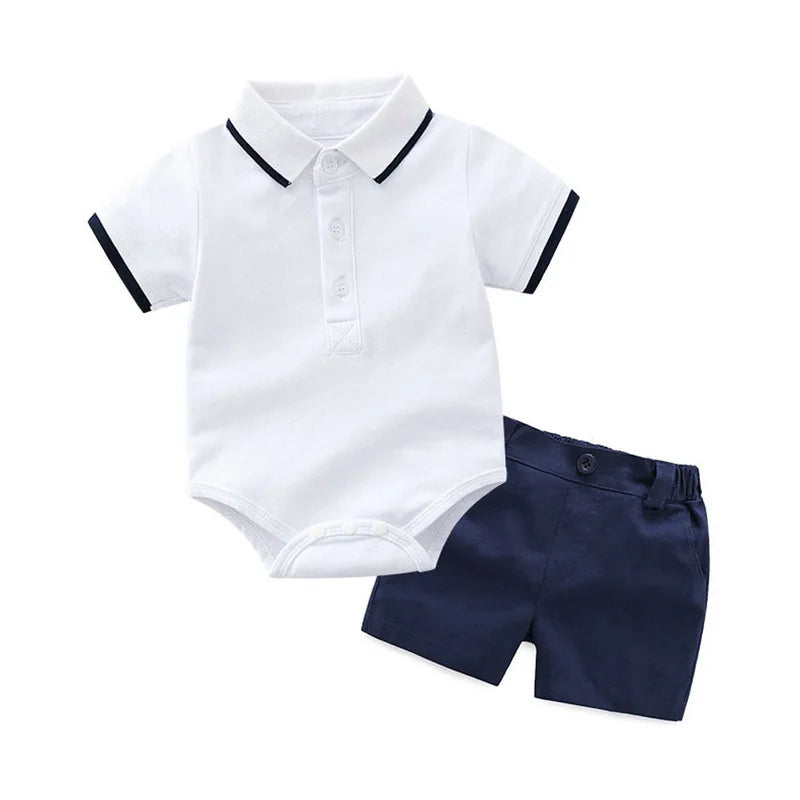 Baby Outfit – Stilvolles 3-teiliges Set für Jungen & Mädchen | Mit oder ohne Hut