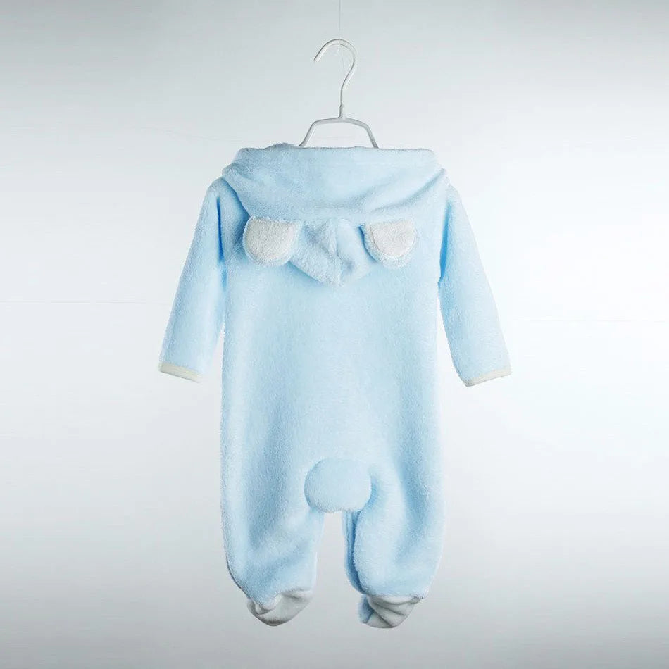 Baby-Overall mit Tierkapuze