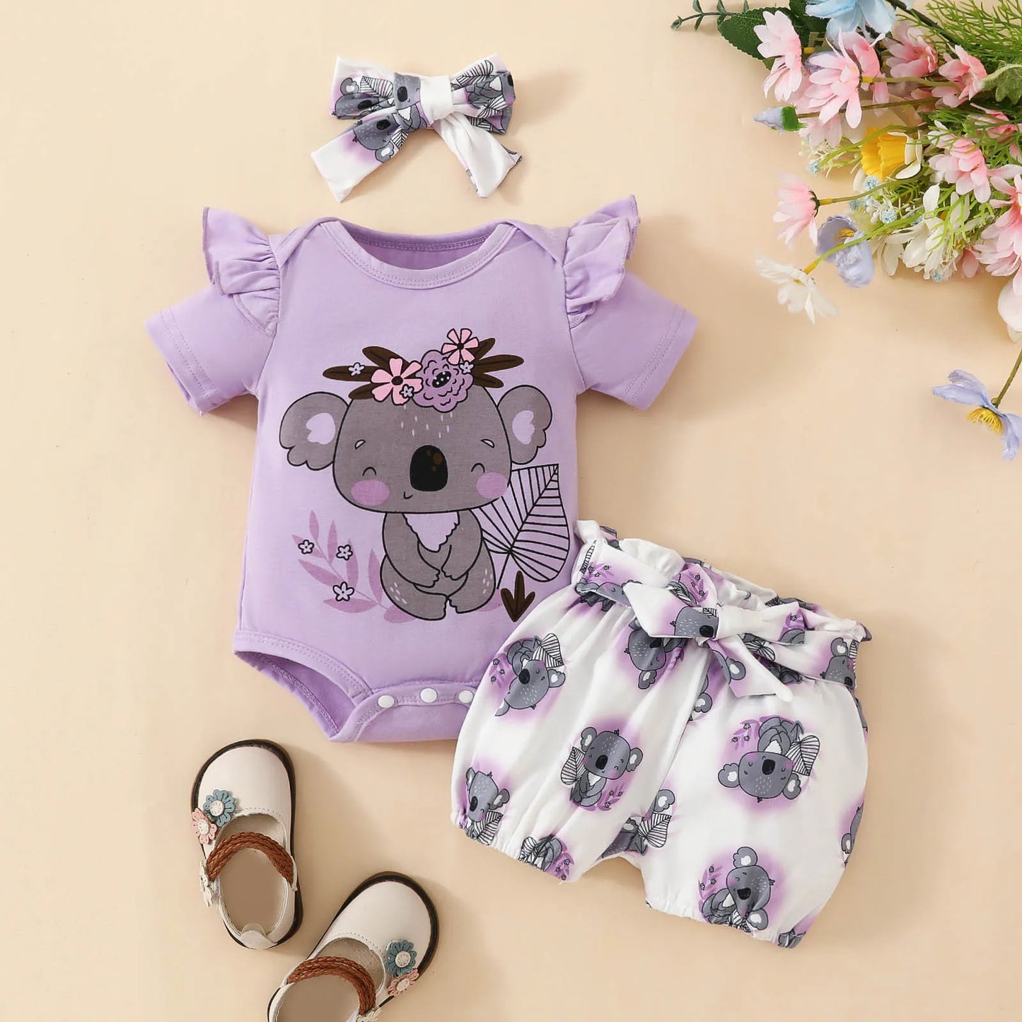 Niedliches Koala-Baby-Set