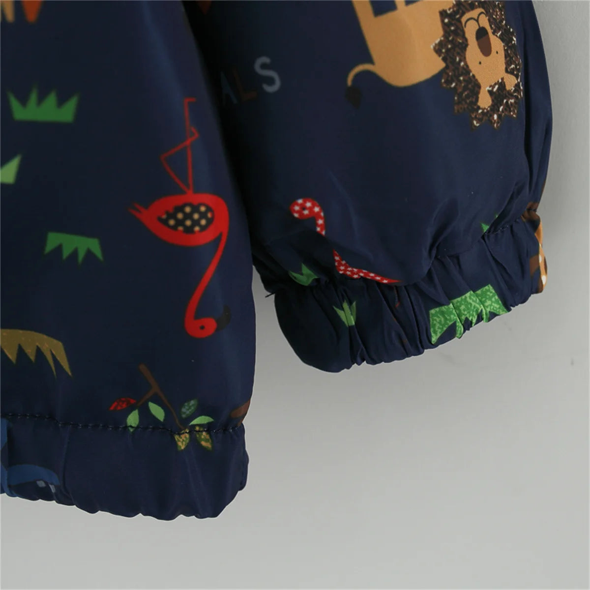 Kinder-Regenjacke mit Tiermotiven