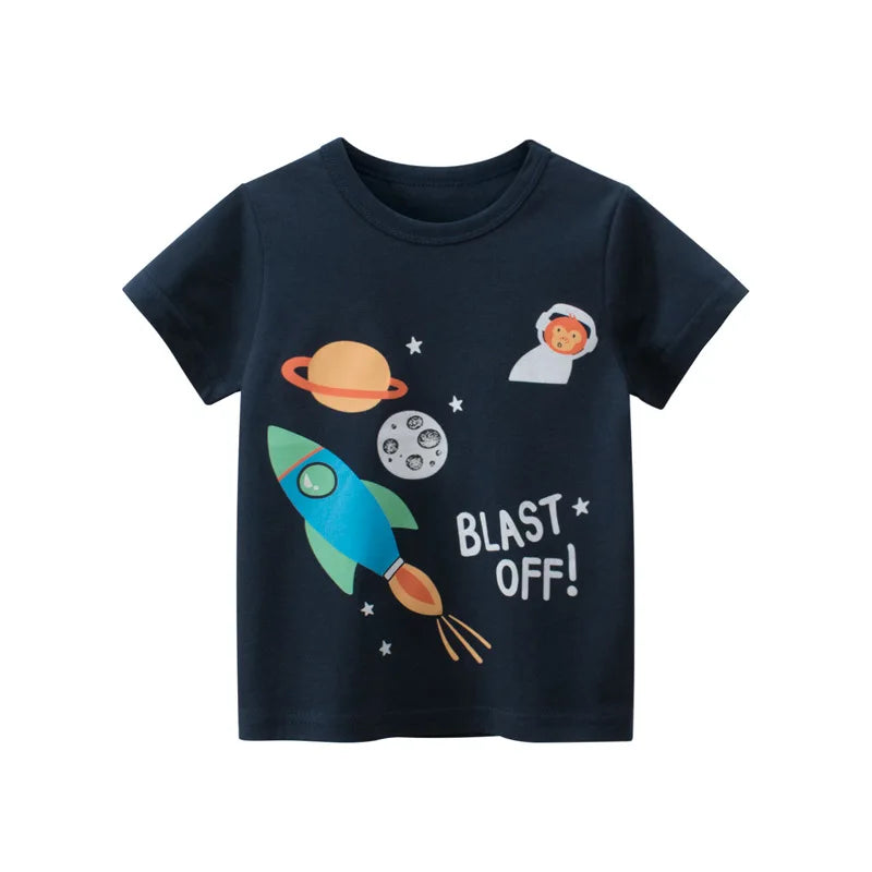 Kinder T-Shirt Multipack - Weltraum-Abenteuer