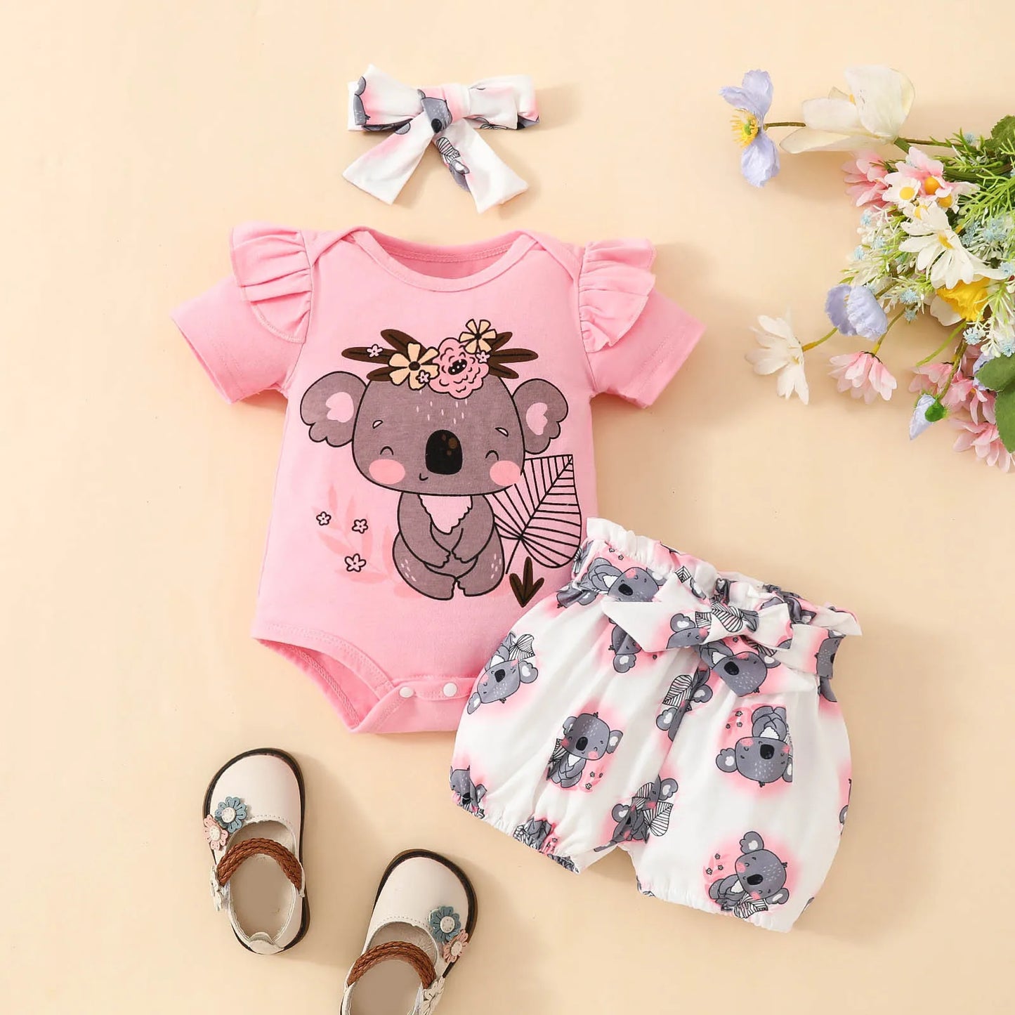 Niedliches Koala-Baby-Set