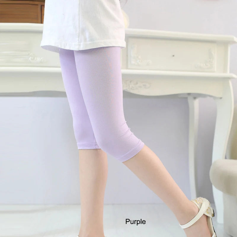 Kinder Capri-Leggings in verschiedenen Farben