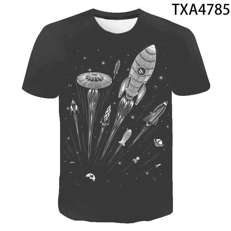 Kinder Weltraum-T-Shirts in verschiedenen Designs