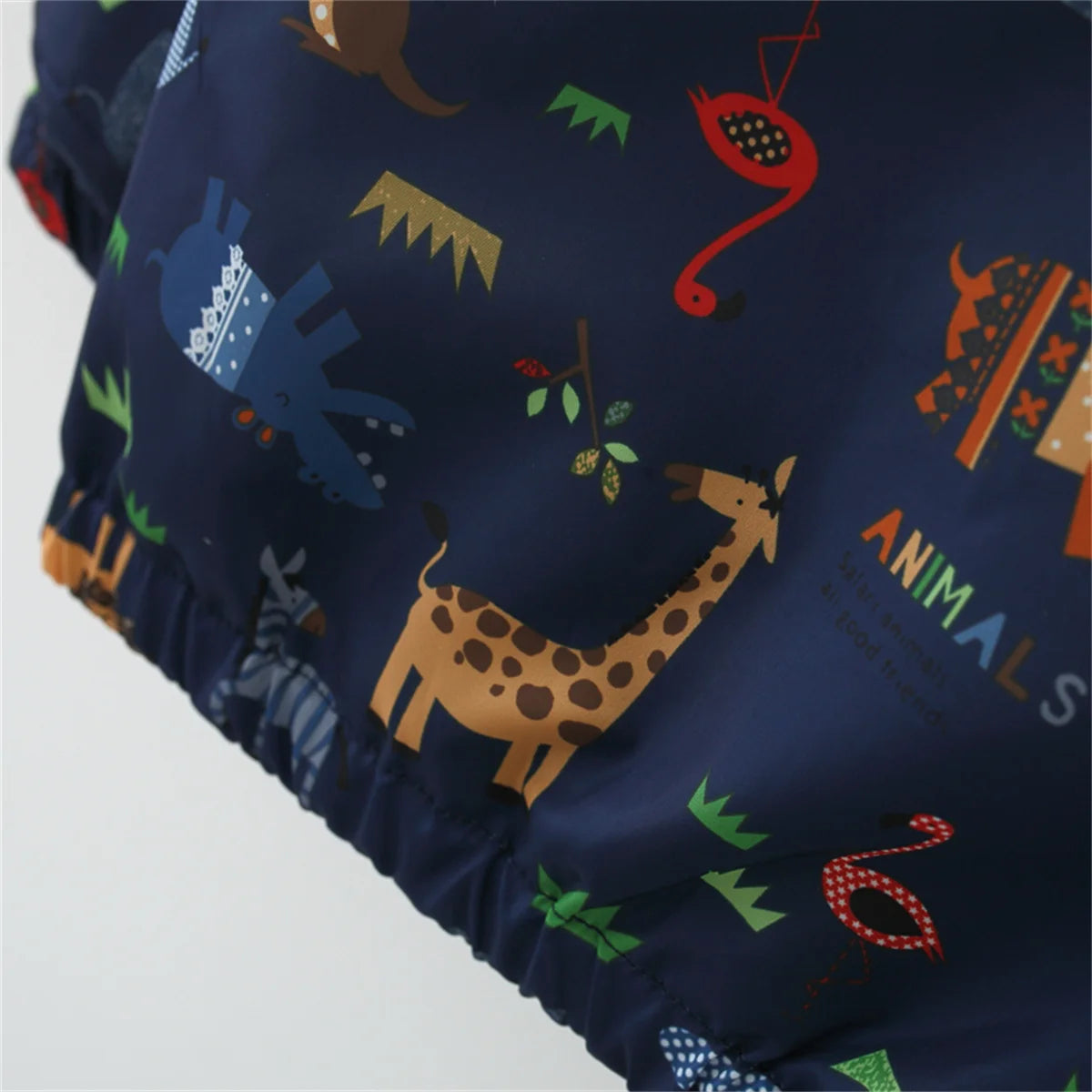 Kinder-Regenjacke mit Tiermotiven