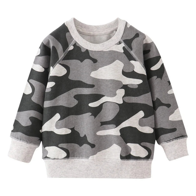 Kinder-Sweatshirts mit Dinosaurier-Designs