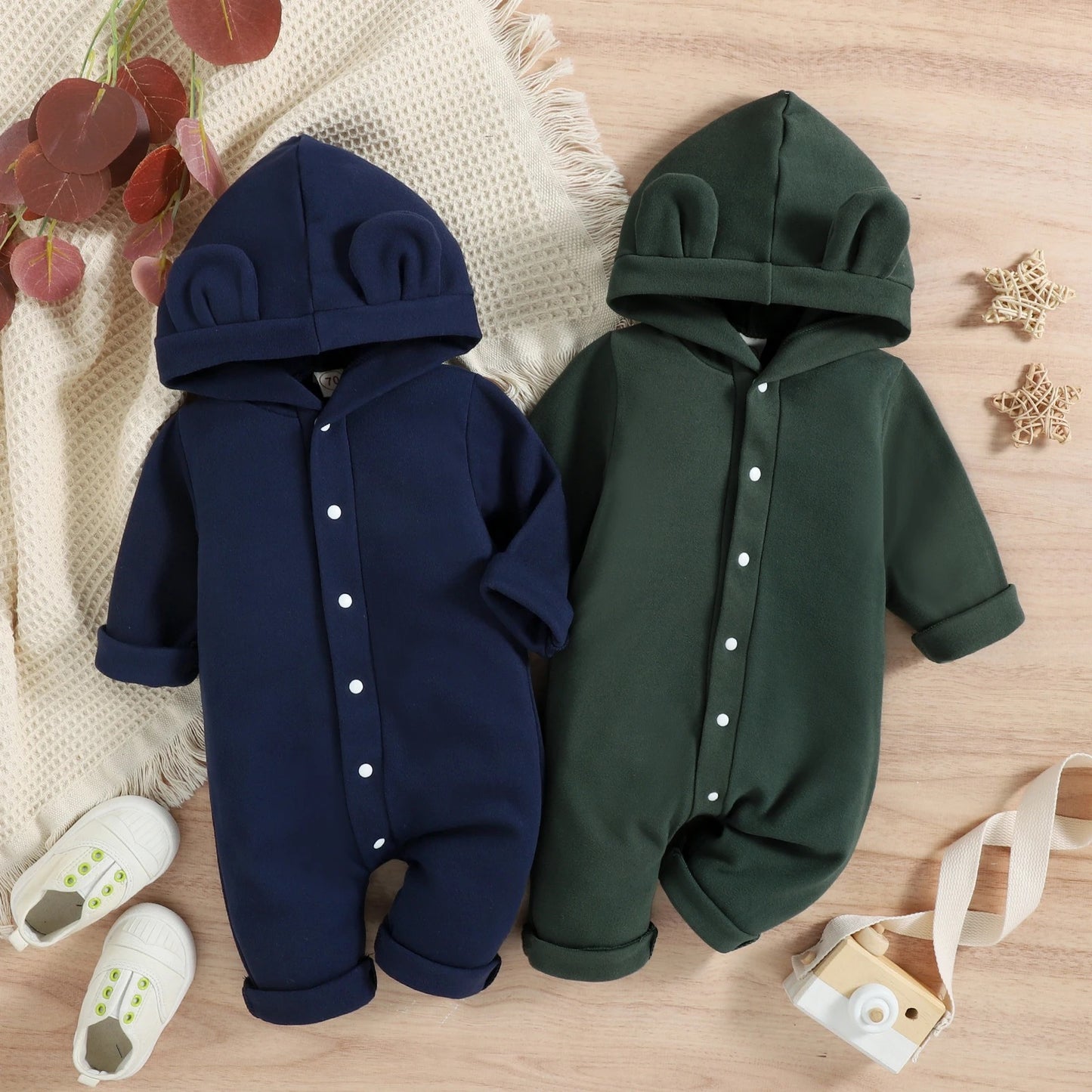 Overall mit Kapuze für Jungen