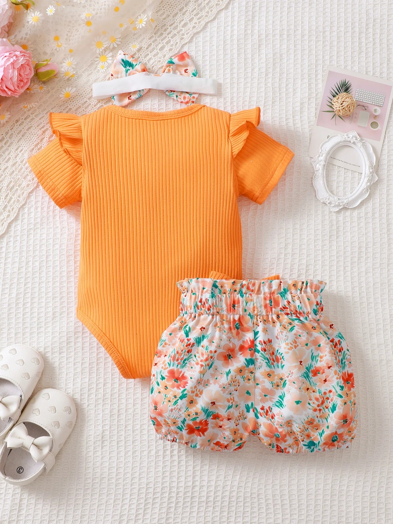 3-teiliges Baby-Outfit „Mama’s Sunshine“