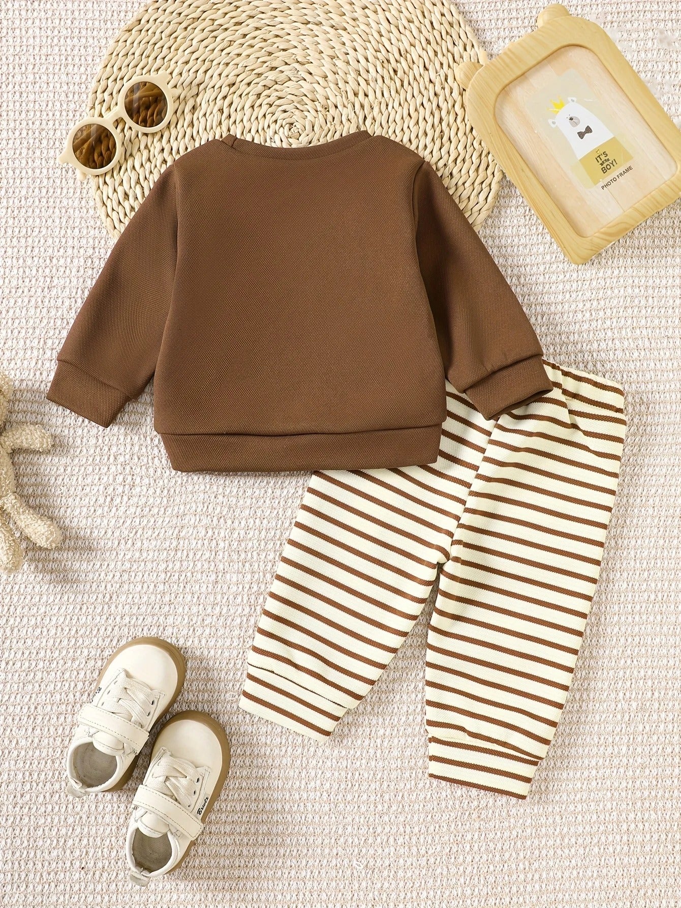 Baby Set 2-teilig – Bären Design | Sweatshirt & Hose