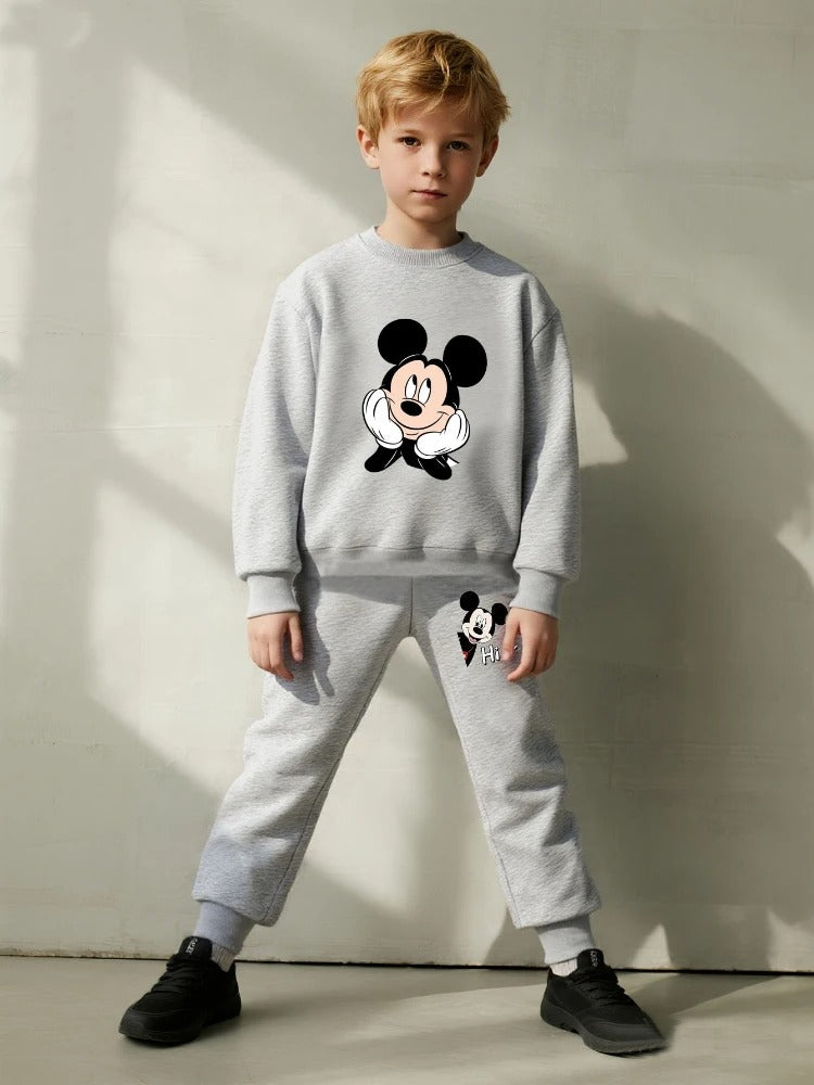 Cooler Jungen Jogginganzug mit Print – in 2 Designs