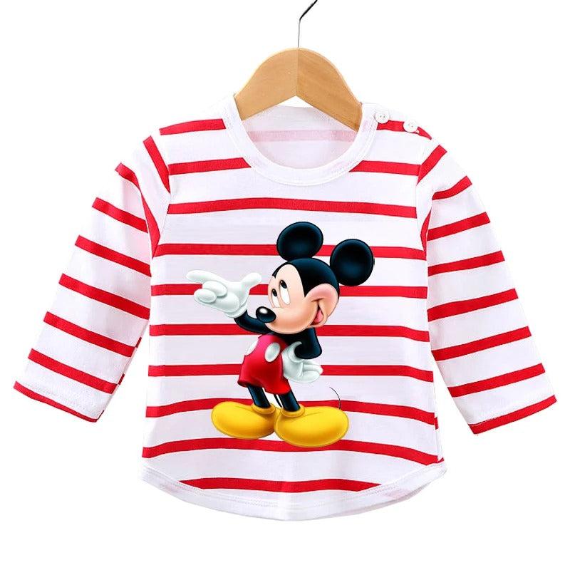 Streifen-Langarmshirt für Kinder