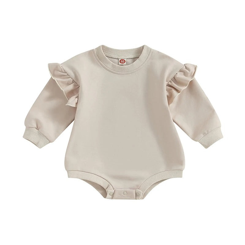 Baby Mädchen Body mit Rüschenärmeln – 3 Designs