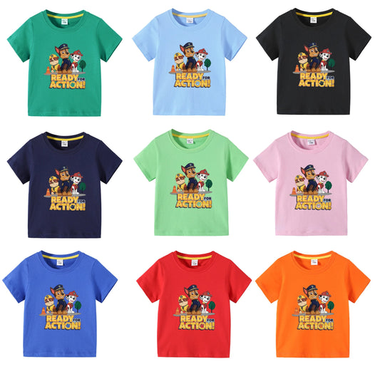 Paw Patrol T-Shirt in verschiedenen Farben für Jungen & Mädchen