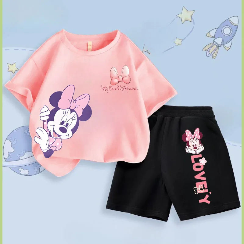 2-teiliges Kinder Set für Mädchen – Bequemes Outfit mit liebevollem Design