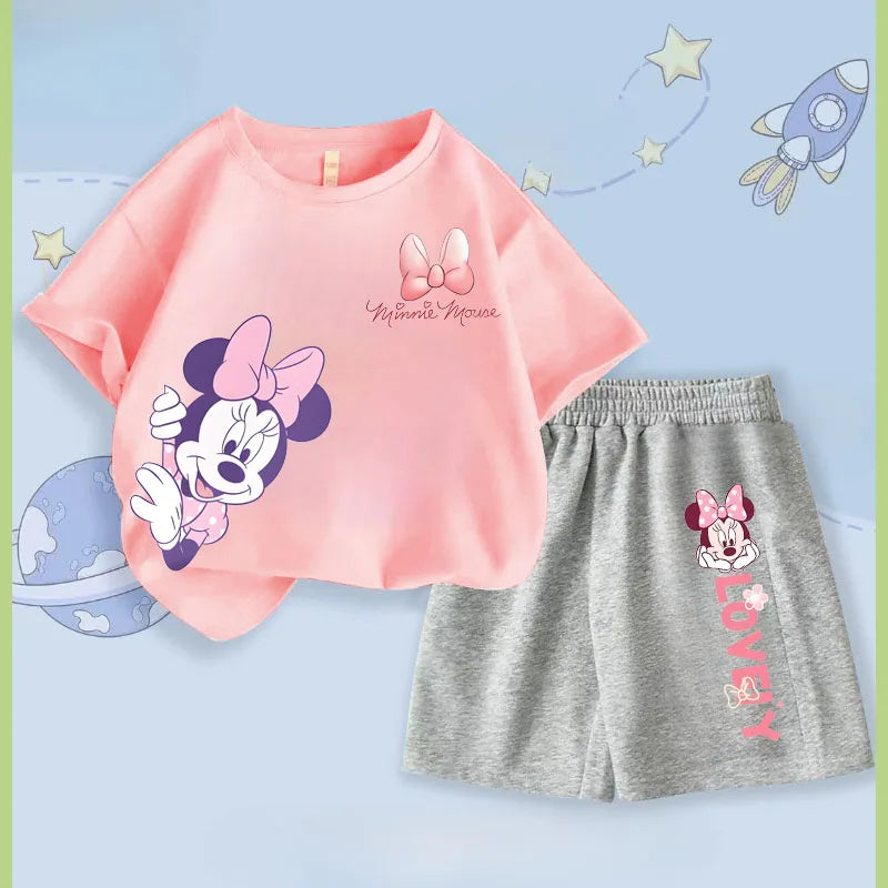 2-teiliges Kinder Set für Mädchen – Bequemes Outfit mit liebevollem Design