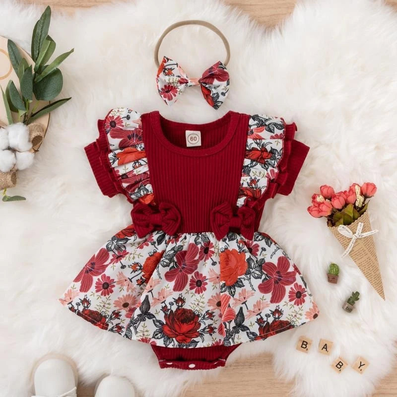 Zauberhafte Baby-Kleidchen-Sets für Mädchen