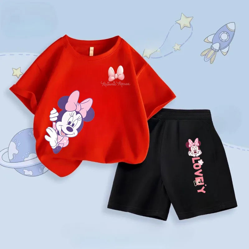 2-teiliges Kinder Set für Mädchen – Bequemes Outfit mit liebevollem Design