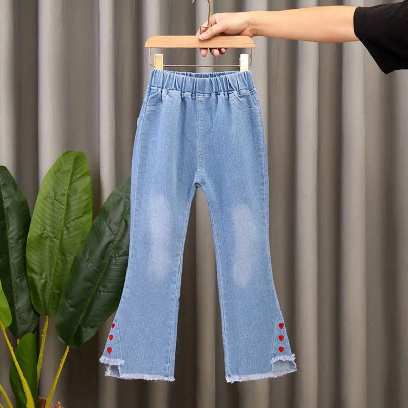 Zauberhafte Kinder-Jeans "Fröhliche Schleifen"