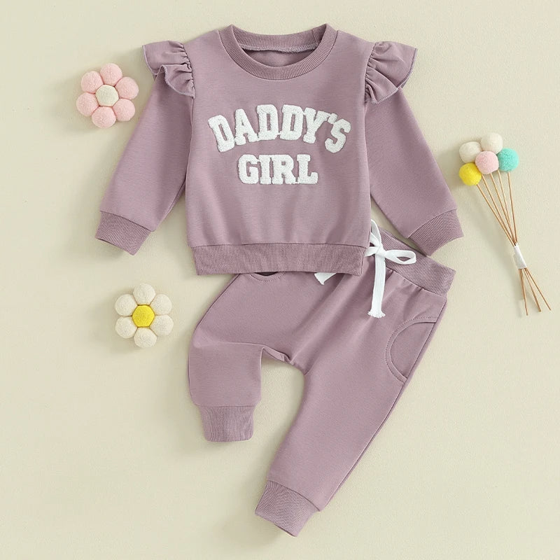 Kuschelweicher Baby-Sweatanzug "Daddy's Girl"