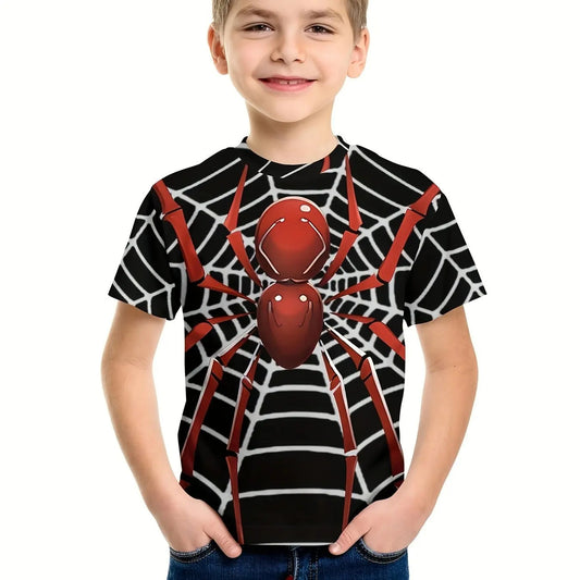 T-Shirt für Jungen 3D Spinne