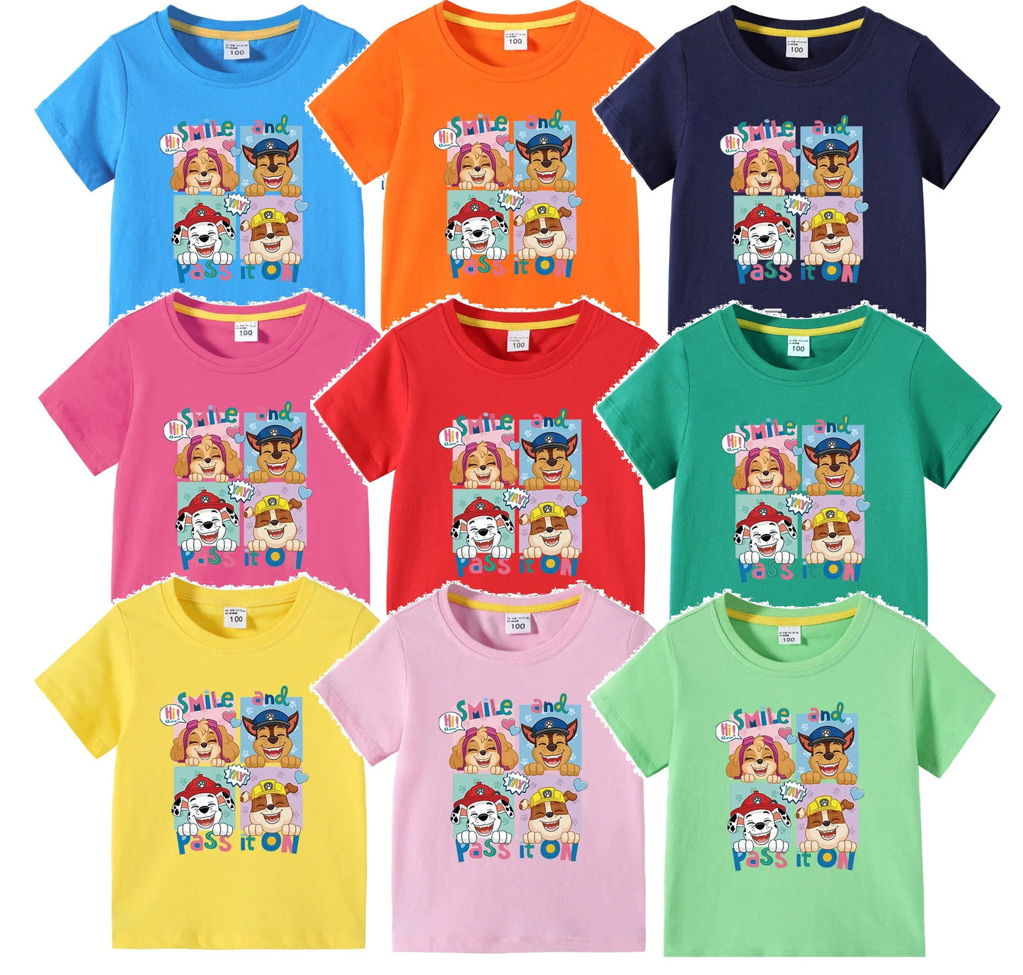 Paw Patrol T-Shirt in verschiedenen Farben