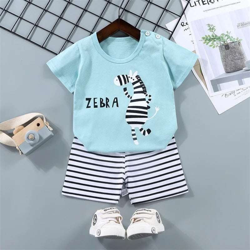 2-teiliges Sommer-Outfit für Jungen | T-Shirt & Shorts