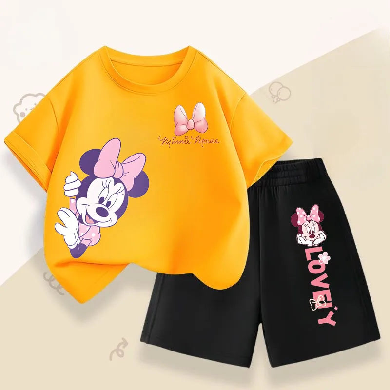 2-teiliges Kinder Set für Mädchen – Bequemes Outfit mit liebevollem Design