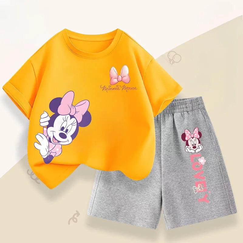 2-teiliges Kinder Set für Mädchen – Bequemes Outfit mit liebevollem Design