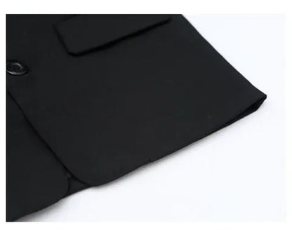Blazer einfarbig in Schwarz für Kinder
