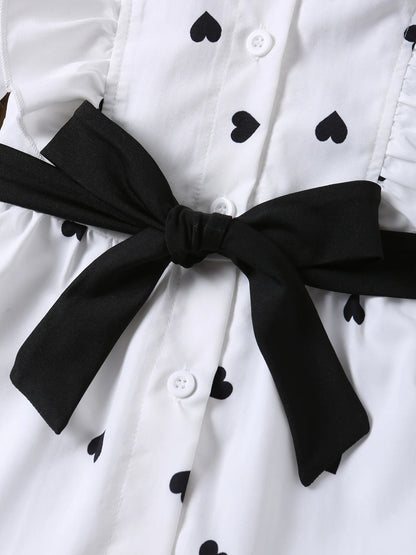 Elegantes Herzchen-Outfit für kleine Trendsetter