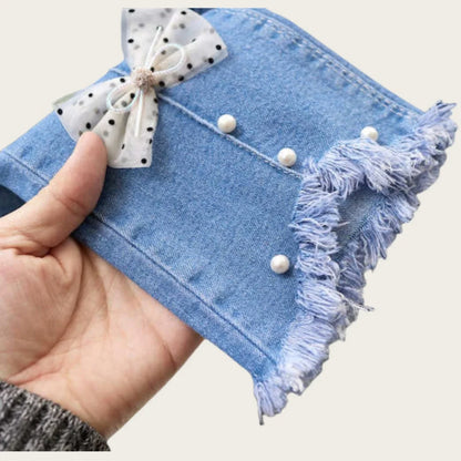 Zauberhafte Kinder-Jeans "Fröhliche Schleifen"