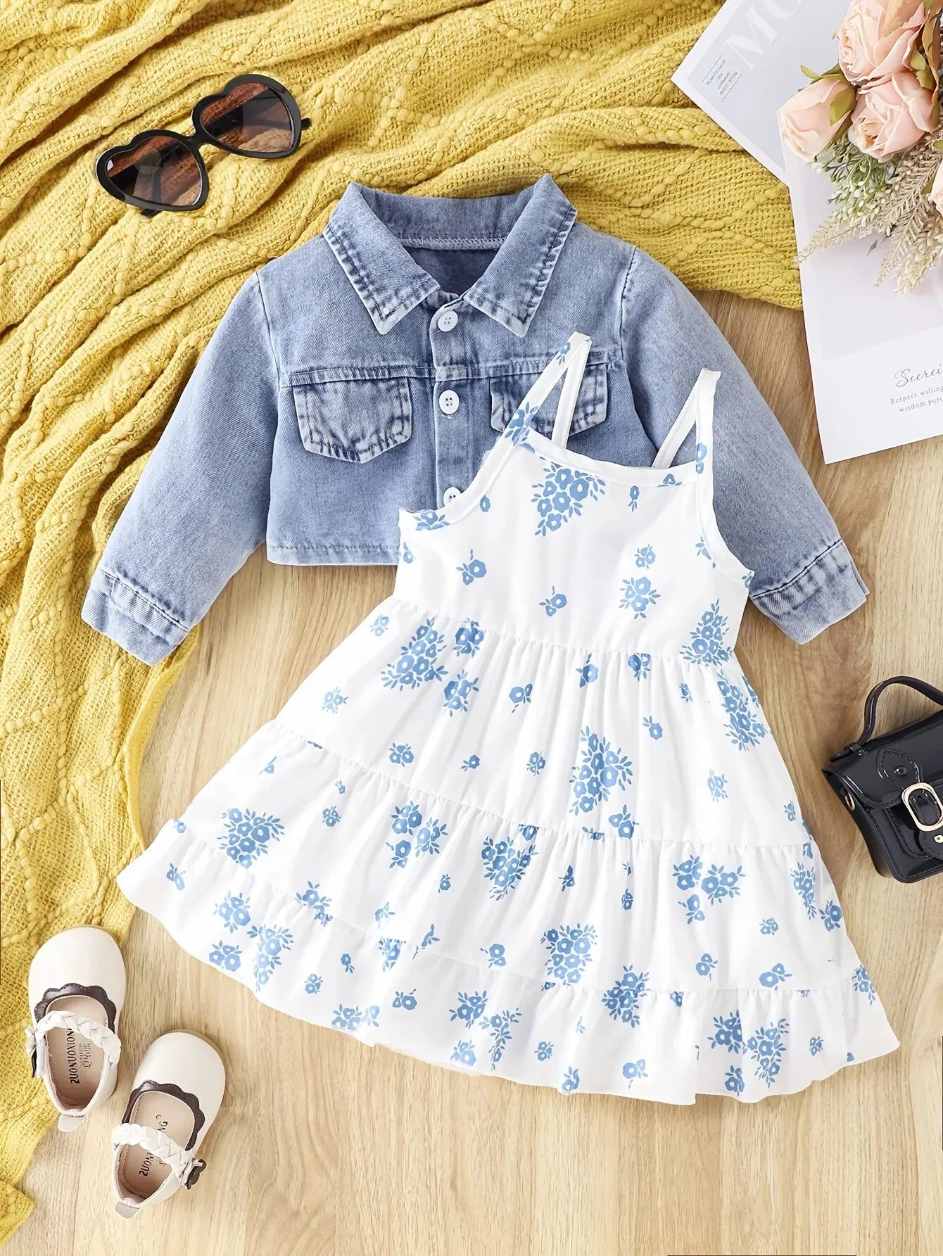 Kleid 2-teilig für Mädchen | Sommerkleid für Babys & Kleinkinder