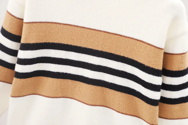 Kuschelweicher Streifenzauber – Der Wohlfühlpullover für kleine Entdecker