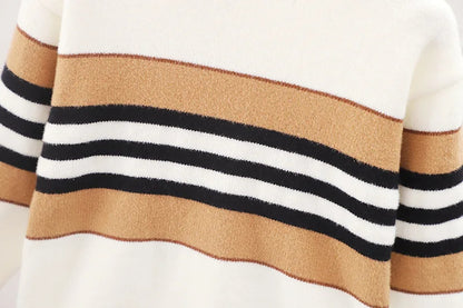 Kuschelweicher Streifenzauber – Der Wohlfühlpullover für kleine Entdecker
