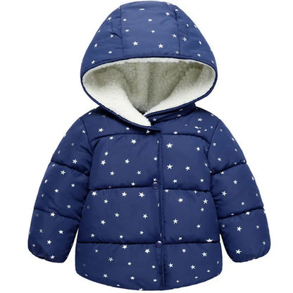 Winterjacke mit Kapuze / Innenleben aus Teddyfell