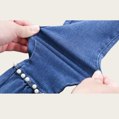 Zauberhafte Kinder-Jeans "Fröhliche Schleifen"