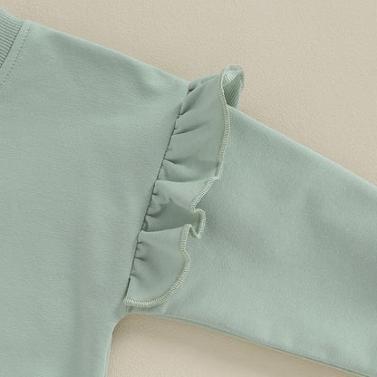 Kuschelweicher Rüschen-Sweater für Mädchen