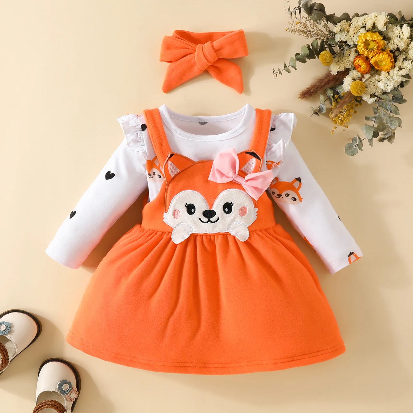 Baby Set 3-teilig Mädchen | Fuchs