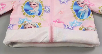 Regenjacke / Übergangsjacke für Mädchen / Blau oder Rosa