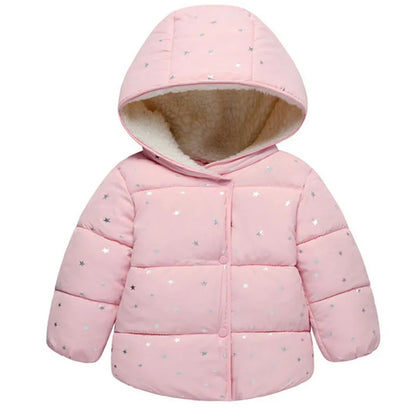 Winterjacke mit Kapuze / Innenleben aus Teddyfell