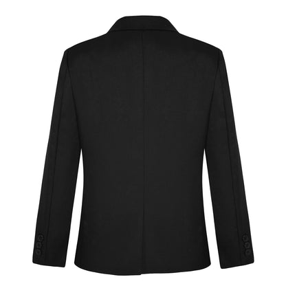 Blazer für Kinder einfarbig in den Farben schwarz, rot, weiß oder blau