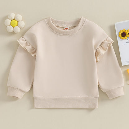 Kuschelweicher Rüschen-Sweater für Mädchen