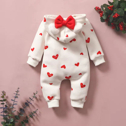 Baby Overall mit Kapuze | Little Sweet Heart