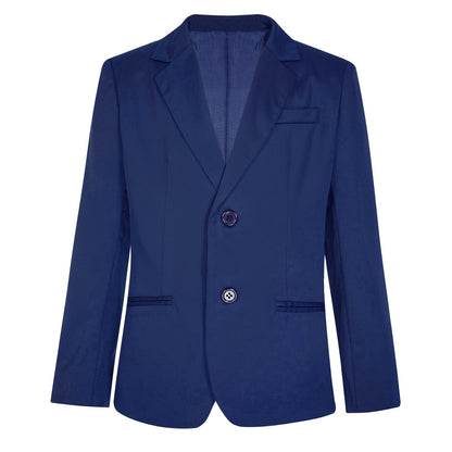 Blazer für Kinder einfarbig in den Farben schwarz, rot, weiß oder blau